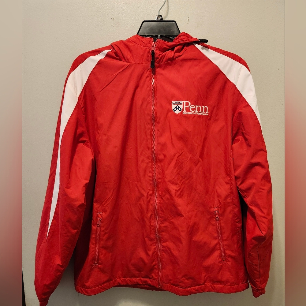 University Of Pennsylvania Sport-Tek Mens Fleece Lined Hooded Jacket W/ Pockets